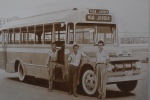 Carlos Henrique Bins, Acrílica sobre tela, ônibus antigo de porto alegre -med. 40x59cm