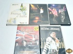 Lote composto de 5 dvds originais, composto de The Beatles,  Rolling Stones, etc.