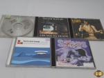 Lote de 5 CD's Originais. Composto por títulos nacionais e internacionais tais como: Bossa Nova, Roger Waters, etc.