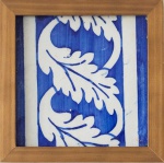 Azulejo Azulejo português do século XIX, reproduzido no livro Inventário do Patrimônio Azulejar do Maranhão, autoria Zelinda Machado de Castro e Lima, página 115, medida 13,5 x 13,5cm, obs. Estampilina.