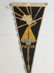 MILITARIA - Antiga e belíssima flâmula da Força Pública de São Paulo.