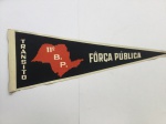 MILITARIA - Antiga e belíssima flâmula da Força Pública de São Paulo.