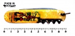 Colecionismo canivetes - Canivete de manufatura alemã, feito como lembrança de viagem para a Holanda. Canivete em excelente estado de conservação, com a lâmina principal sem uso e sem marcas de afiação e claras, sem qualquer pit de ferrugem. As talas são de material sintético, bem ao gosto dos anos 50 (aproximadamente) As molas estão boas e mantem a operacionalidade do canivete. O canivete mede 9,1 cm fechado e 15,8 cm de comprimento com a lâmina principal aberta.