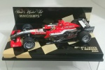 Minichamps – MF1 M16 Toyota T. Monteiro – escala 1:43 - item de coleção na embalagem – miniatura íntegra. 