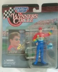 Boneco  Starting Lineup Winner’s Circle NASCAR – Jeff Gordon – 1997 – 11cm – item de coleção na cartela fechada – miniatura íntegra - cartela com alguns sinais. 