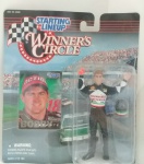 Boneco  Starting Lineup Winner’s Circle NASCAR - Bobby Labonte – 1997 – 11cm – item de coleção na cartela fechada – miniatura íntegra - cartela com alguns sinais. 