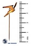 Colecionismo - Pin de lapela da Empresa de aviação Air France (muito provavelmente(. Peça em excelente estado de conservação. O pin mede 4,2 cm de comprimento total.