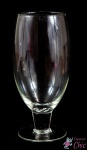 Grande taça em cristal , base circular, med. 25x9,5 cm (AxD).