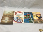 Lote contendo 4 livros diversos, composto de Voando como águia, Socorro! Preciso de motivação, etc.