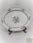 Vista Alegre- Travessa oval decorada  porcelana Portuguesa Vista  Alegre. Medida 34cm x 26 cm