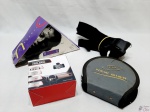 Lote diverso, composto de case com dvds, alças para bolsa, suporte de celular a aparelho You Personal Fitness.