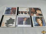 Lote de 6 cd's originais, composto de Roberto Carlos, Rita Lee, etc.