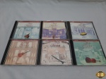 Lote de 6 cd's originais da coleção Jóias da Música, contendo os volumes 5, 6, 7, 8, 9 e 10.