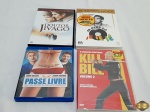 Lote com 4 dvds originais, composto de Kill Bill, Passe Livre (Blu-ray), etc.