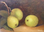SOARES,  Frutas, o.s.t., 16 x 22cm, assinado, sem moldra.