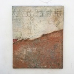 Grandiosa Pintura "Abstrata" acrílico sobre tela . Artista não identificado. Dimensões: 108 cm x 88,5 cm.