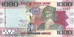 SERRA LEOA - 1.000 LEONES - 2013 - FE - ESTIMATIVA 30,00