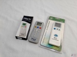 Lote de 2 controles remotos universal para ar-condicionado. Funcionando perfeitamente.
