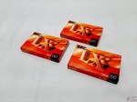 Lote de 3 fitas cassete virgem, marca SKC modelo LX Slim 60. Lacradas.