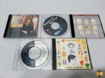 Lote de 5 cds originais, composto de José Carreras, Neguinho da Beija-flor, etc.