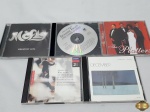 Lote de 5 cds originais, composto de Mc Fly, The Platters, etc.