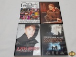 Lote de 4 dvds originais, composto de Justin Bieber, Mc Fly, etc.