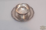 Molheira em aço inox  com  bordas decoradas. medida 7 cm x 12 cm