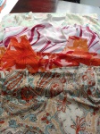 Lote de 4 camisetas femininas. Sendo todas em tecidos sintético tamanhos G