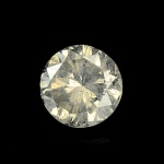 DIAMANTE  - Raro diamante branco de 0.08 ct medindo 2.66 x 2.66 x 1.67 mm , tratamento 100% natural de excelente qualidade e clareza SI/I . Clássica lapidação brilhante , origem África . ótimo investimento para montar uma joia de qualidade .