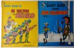 2 Revistas - LUCKY LUKE . 1) Os Dalton no México ( 1973) . 2) Jame Calamidade (1973). Rio Gráfica editora.No estado.