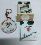 Raro pin com chaveiro OFICIAL COPA ITALIA 90 na caixa com certificado 