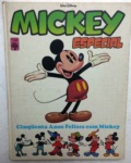 Livro Gibi  MICKEY ESPECIAL - Disney - Capa Dura - 50 Anos com Mickey - 160 pags - No estado.