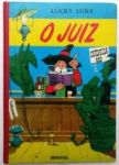 Rara REVISTA - Capa Dura -LUCKY LUKE . O Juiz - Editora BRUGUERA  . No estado.