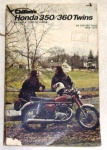 Catálogo de peças da moto  HONDA 350/360 TWINS  -  Em inglês - No estado (na)