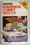 Catálogo de peças do carro MAVERICK COMET - 1970 / 77  -  Em inglês - No estado (na)