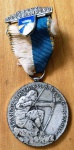 Medalha Alemã em metal prateado a identificar  (Fk)