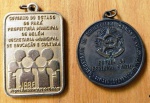 2 Medalhas Premiais  em metal do estado do Pará e Espírito Santo - No estado (Fk)