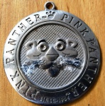 Medalha PINK PANTHER - by Cillie em metal prateado - No estado (Fk)