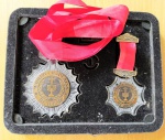 Jogo Premial de medalhas ` WORLD CHAPLAINS MENORAH ` - No estado (Fk)