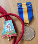 2 Medalhas do LIONS e ROTARY premiais . (Fk)