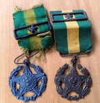 2 Medalhas do Exército por tempo de serviço - No estado (Fk)