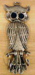 Antigo pendura chaves em bronze no formato de coruja  (AM)
