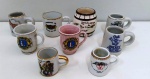 10 Mini canequinhos de porcelana em diversos formatos e tamanho(Am)