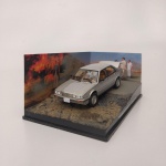COLEÇÃO OFICIAL DOS CARROS DE JAMES BOND 007. REPLICAS DETALHADAS EM ESCALA 1:43 DO AGENTE BRITÂNICO. MINIATURA METALICA MODELO MASERATI BITURBO 125. APROXIMADAMENTE 12,0 CM BASE ACRÍLICA E BLISTER DE PROTEÇÃO.
