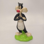 BONECO FRAJOLA WARNER EM BORRACHA ANTIGO. BRINQUEDO ESTRELA  30,0 CM DE ALTURA. MARCAS USO. NÃO TESTADO.