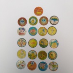 LOTE COM 21 FIGURINHAS DO ÁLBUM CHAPINHA DE OURO. VÁRIOS MODELOS