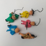 TURMA DA BARDAHL - PROMOCIONAIS EM PLÁSTICO SOPRADO, DÉCADA DE 60. KIT COMPLETO.