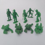 SOLDADOS GULLIVER FORÇAS ARMADAS. LOTE COM 9 UNIDADES. BRINQUEDO ANTIGO ANOS 80.