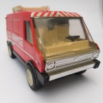 CARRO DE LATA SOS SERVICE COM SINAIS DE USO. COM 25CM.