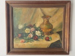 QUADRO - L. SEDLAK - OST - Natureza Morta, assinado, datado e localizado - RIO (1959). Med. 50x60 cm e 64x75 cm.